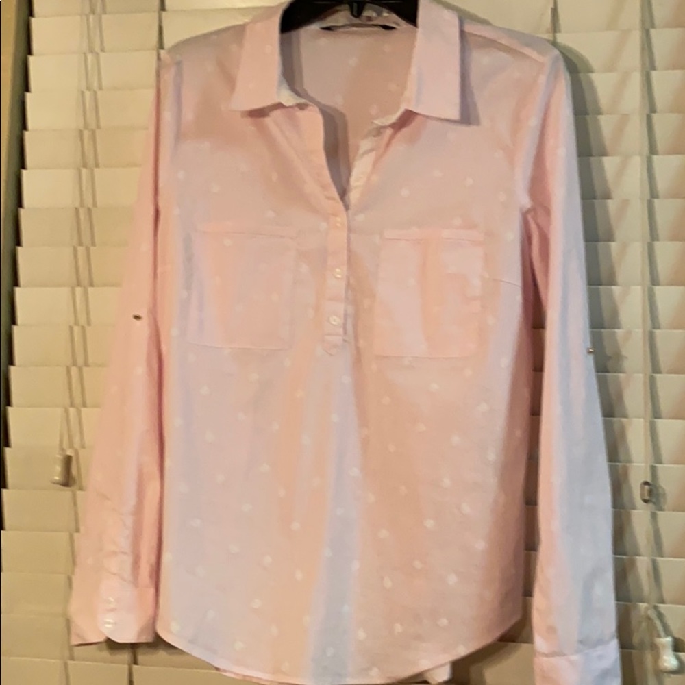 Zara Basic Collection Pale With White Stripes - image 1